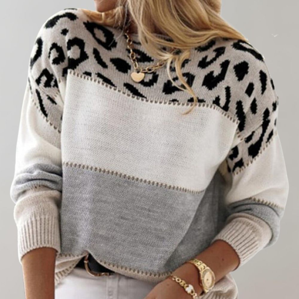 Charlene | Leopard print casual sweater