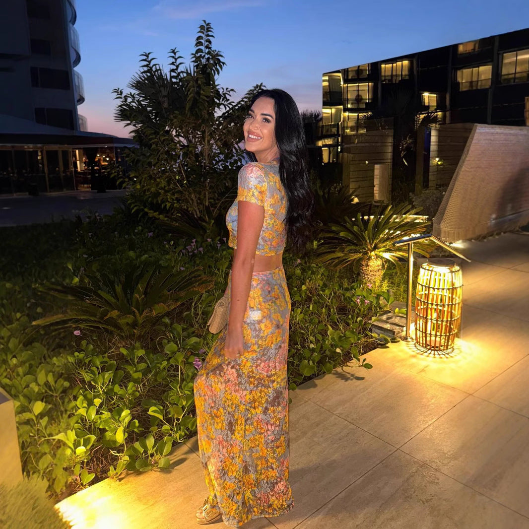 Amaris | Two-Piece Floral Set