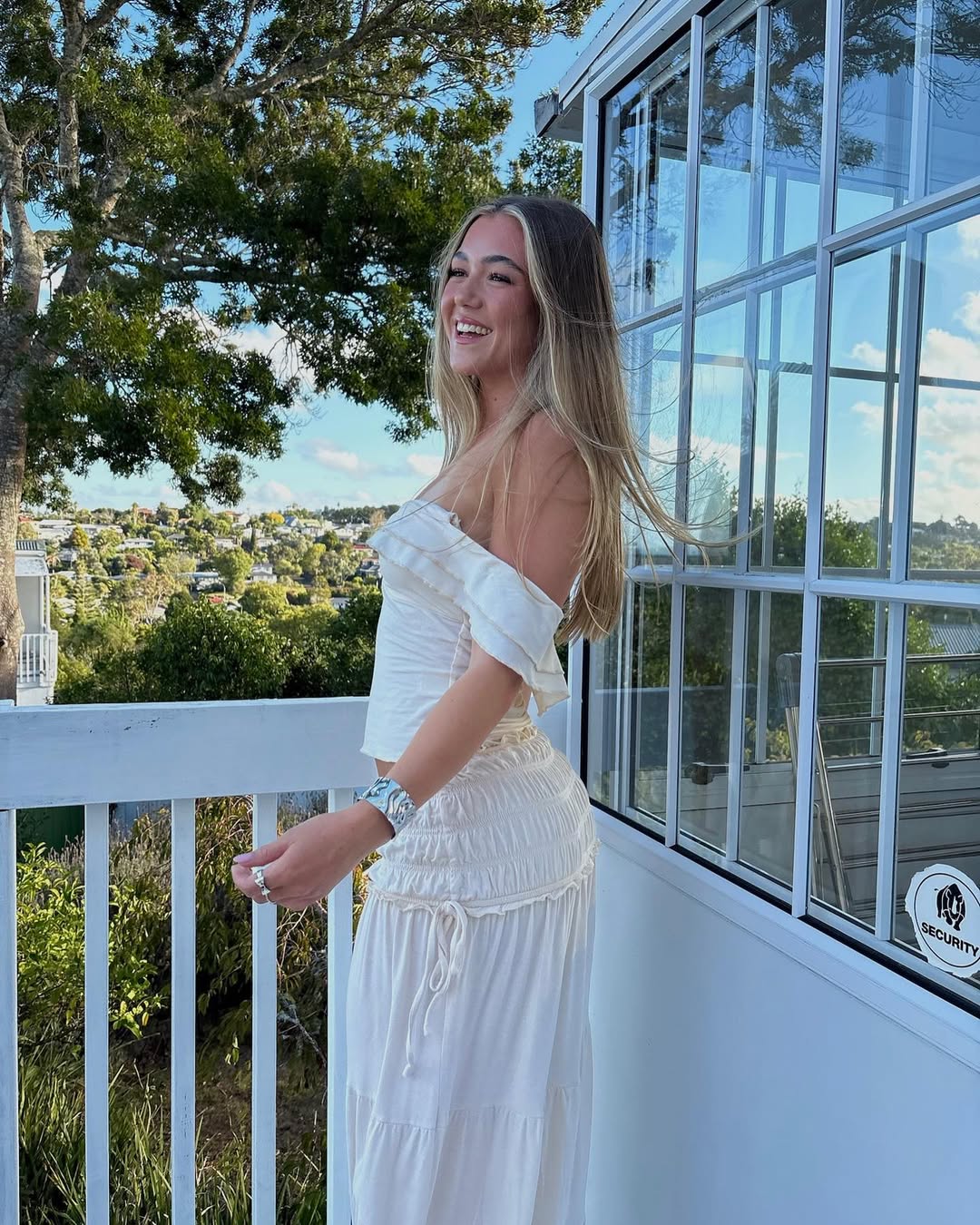 Paula | Boho Set with Ruffled Top and Maxi Skirt