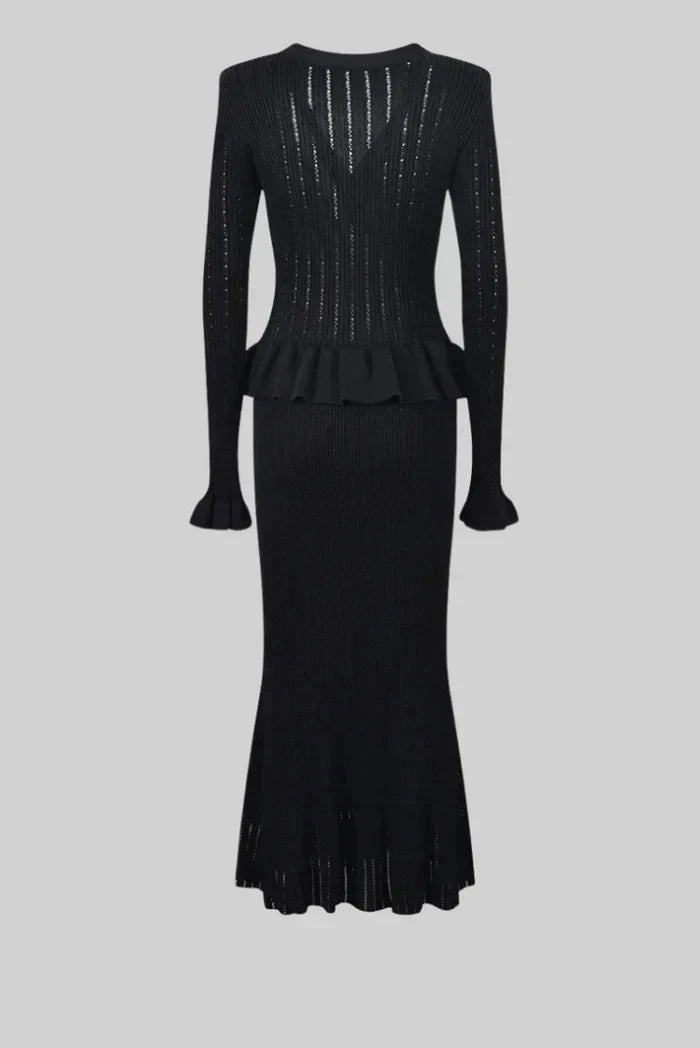 Bonnie | Knit Set with V-Neck