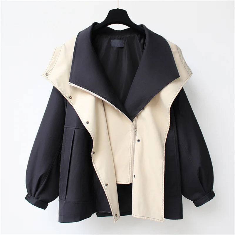 Elara Two-Tone Windbreaker