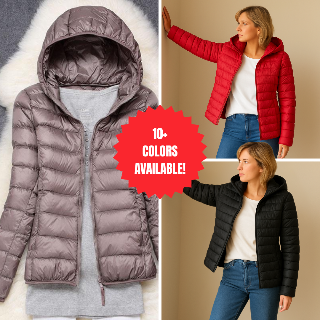 New Waterproof Jacket with White Duck Down Filling