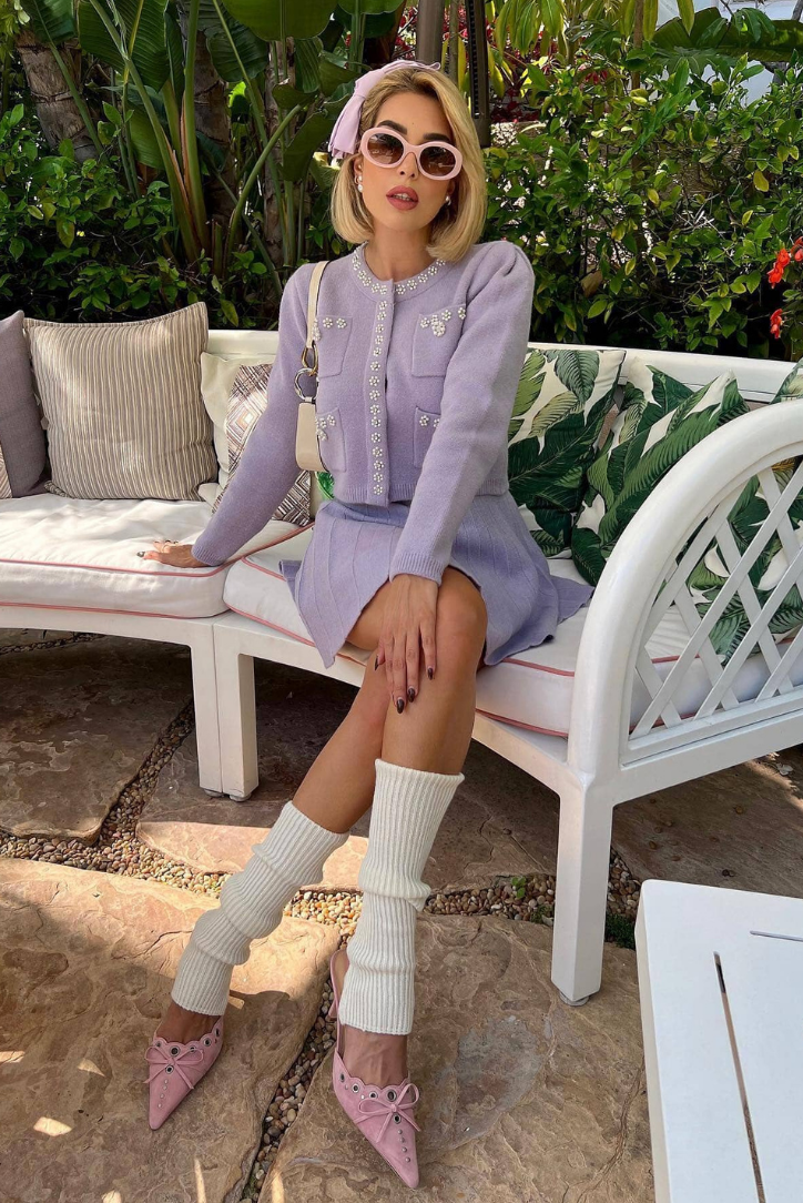 Briar | Mini Skirt and Cardigan Set