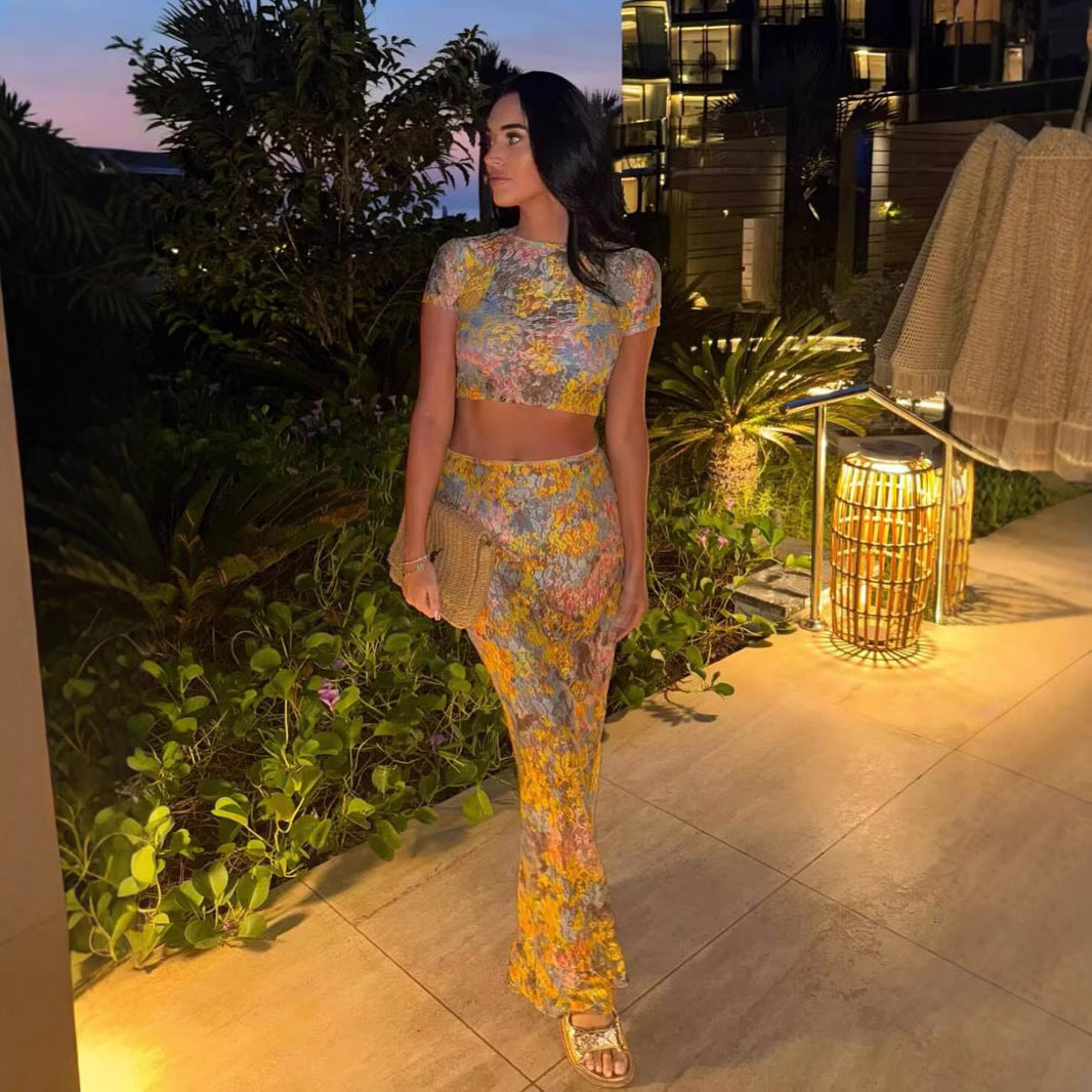 Amaris | Two-Piece Floral Set