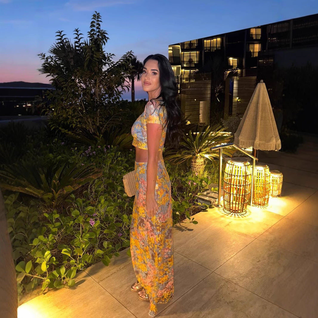 Amaris | Two-Piece Floral Set