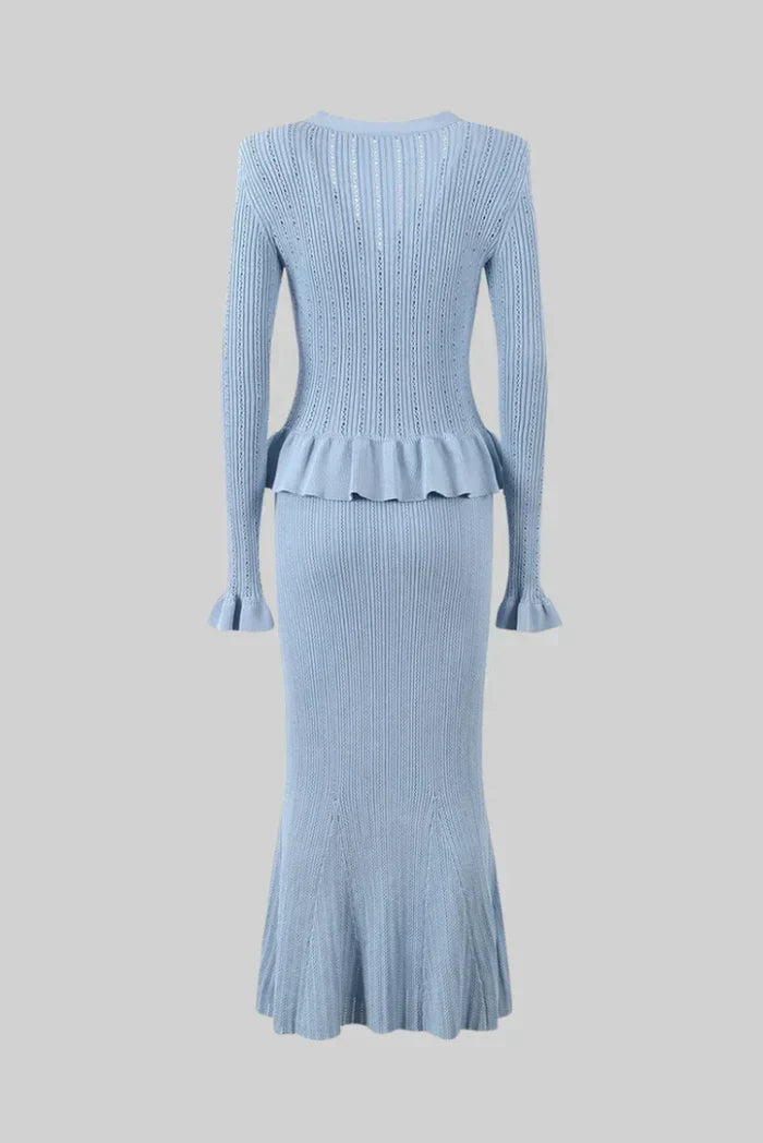 Bonnie | Knit Set with V-Neck